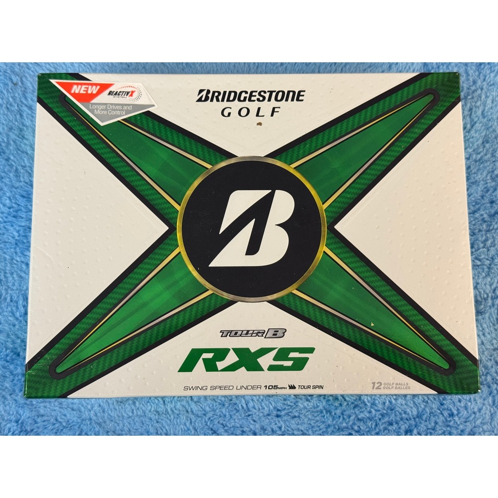 Bridgestone Golf Tour B RXS Golf Balls 12 Count White Swing Speed Under 105 MPH